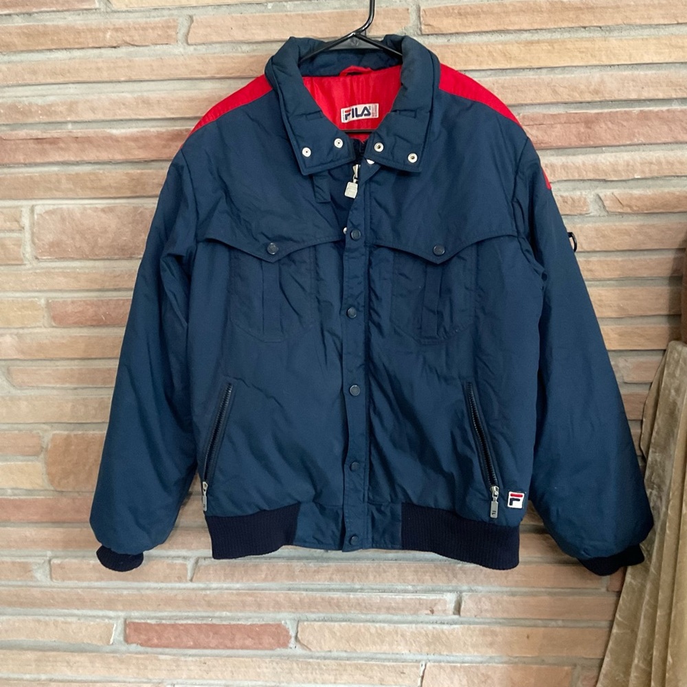 Vintage 1980s FILA Made In Italy Parka Jacket Large